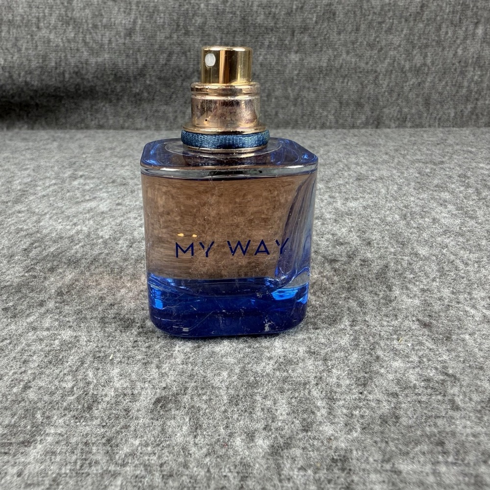 Giorgio Armani My Way Eau De Parfum Intense 3.0 Fl Oz Spray France Blue Bottle